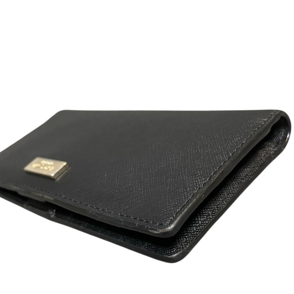Life is Short. Buy the Shoes - Kate Spade Black Saffiano Stacy Bifold Wallet - Picture 5 of 7